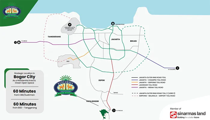 Rancamaya Golf Estate Strategic Location